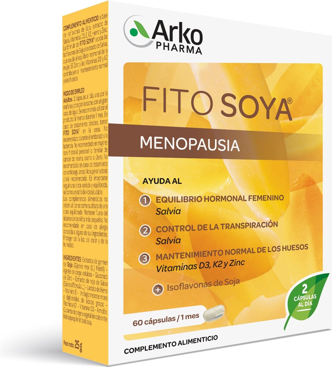 Arkopharma Fitosoya 60 Capsules