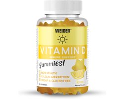 Weider Weider Vitamin D Gummies (50) Lemon - Vitaminen, mineralen & gezondheid - Vitaminen