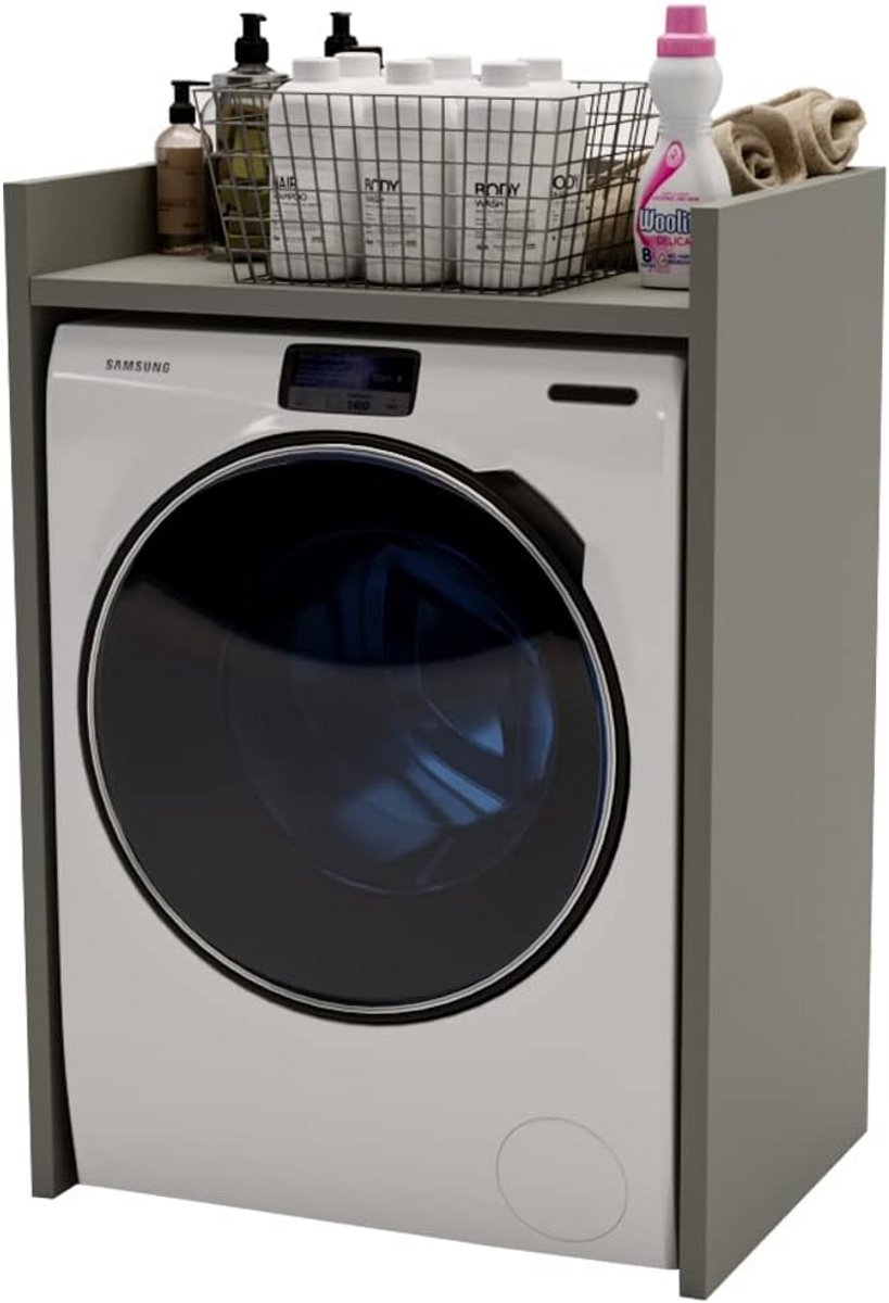 Hoge Kast Boven Wasmachine en Droger - Wastoren Opbergrek voor Badkamer