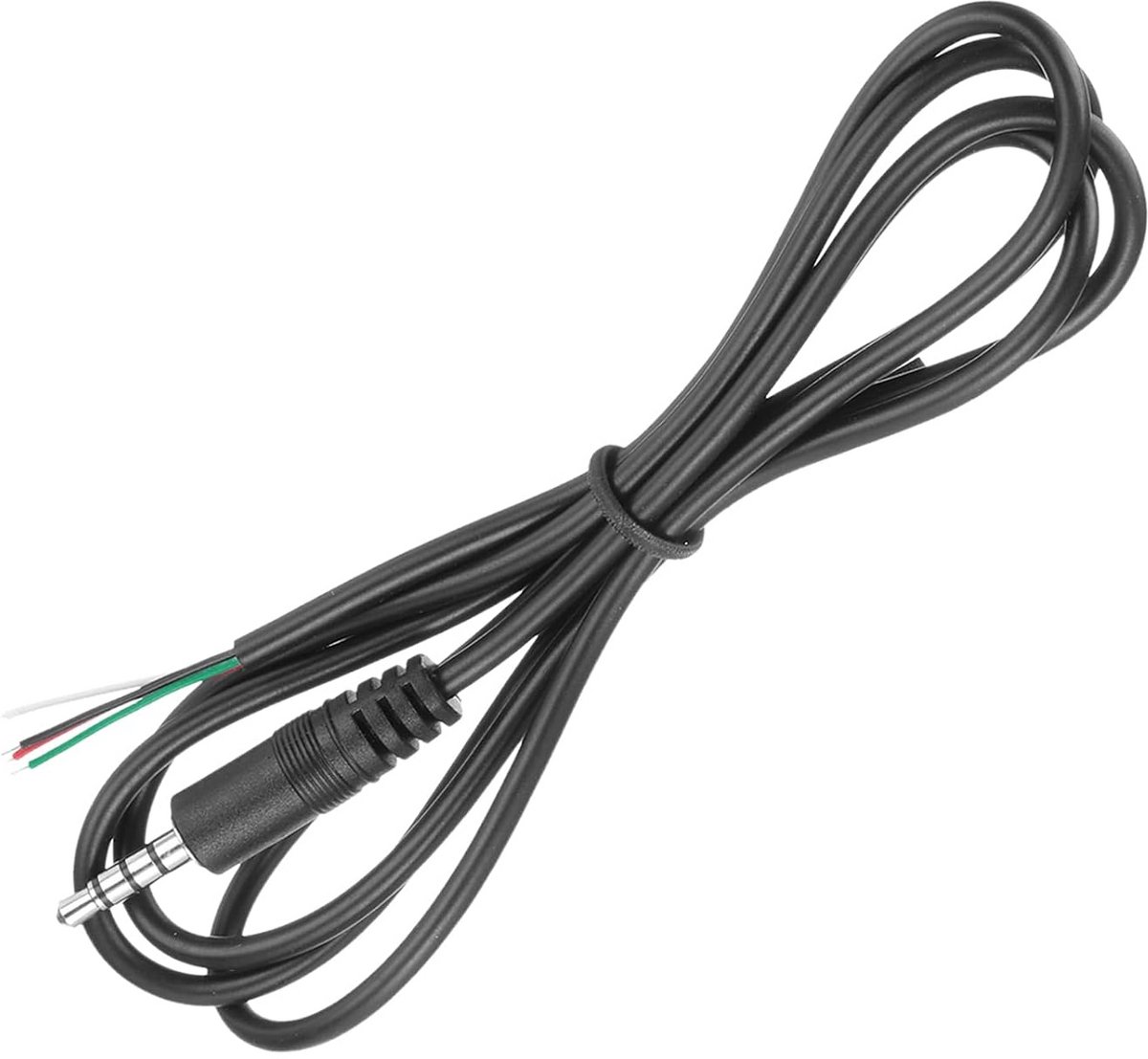 Audio kabel met 3,5 mm jack plug voor hoofdtelefoon reparatie - 1 meter lengte
