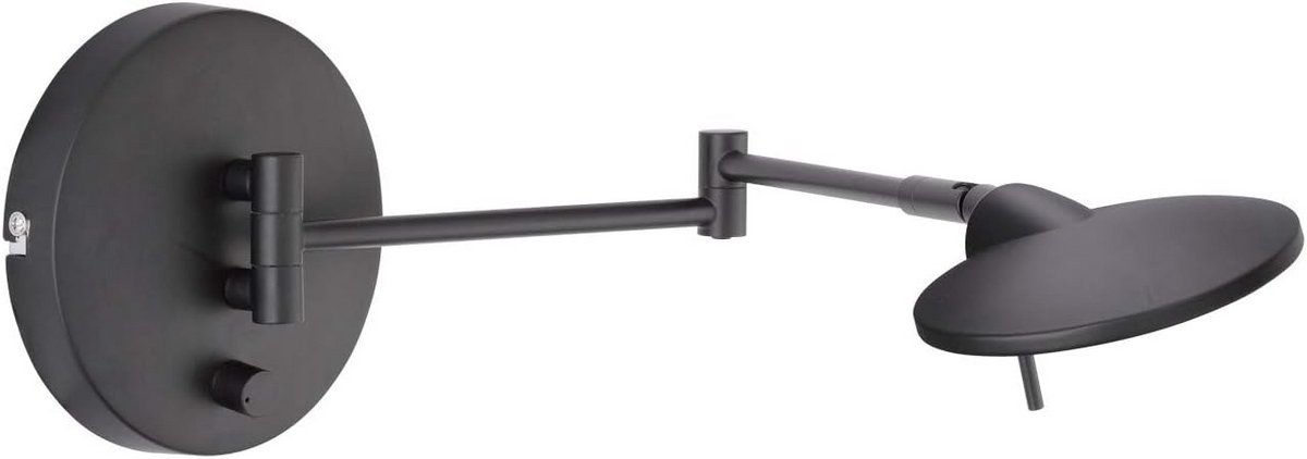 Moderne LED Wandlamp Zwart Draaibare Dimmer