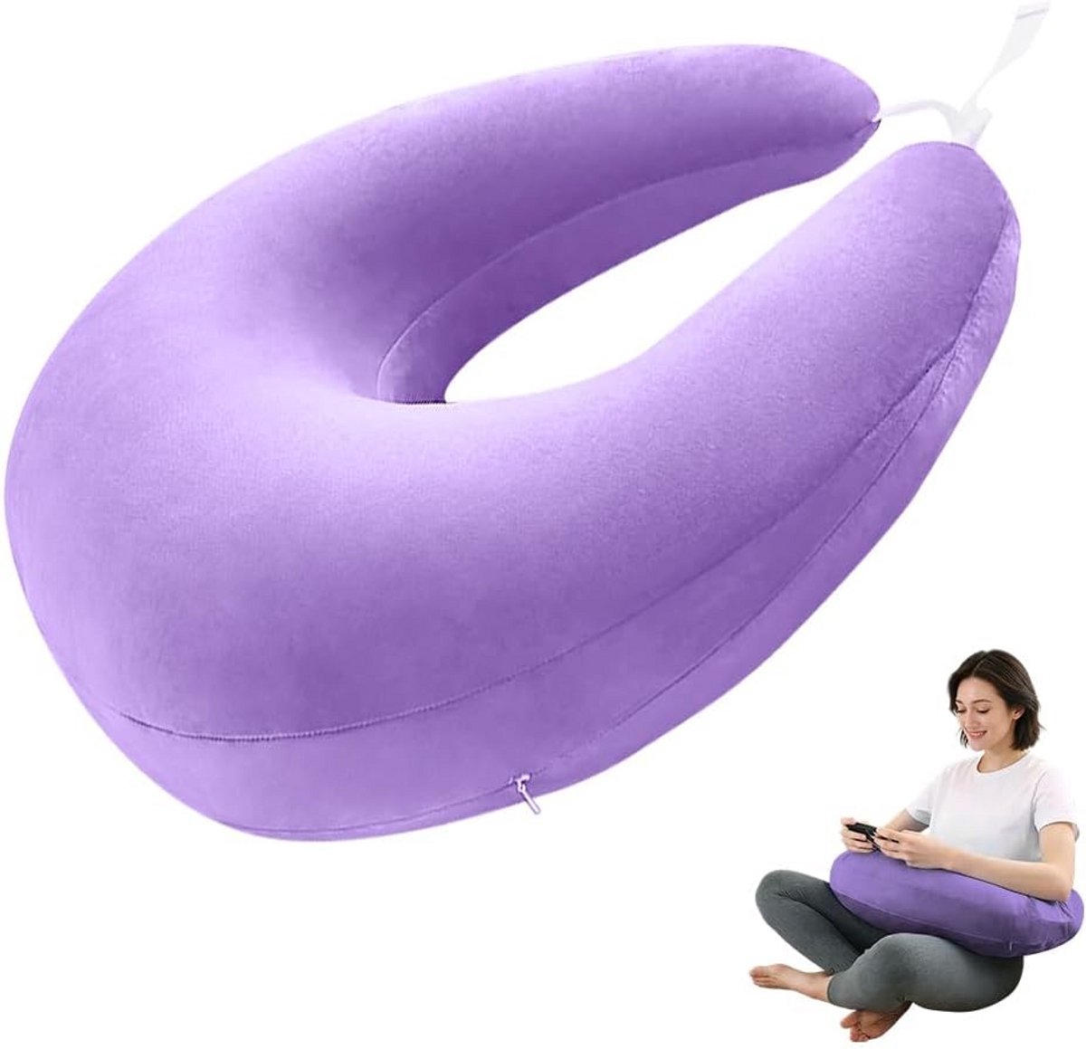 Ergonomisch Armsteunkussen voor Breien en Gaming - Verlicht Spanning