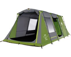 Coleman FastPitch Victoria Falls 4 BlackOut Tent – 4 Persoons tent - Snel opzetten dankzij FastPitch – Blackout Bedroom technology - Groen