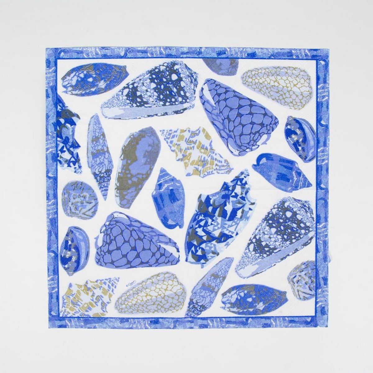 Elegante Blauwe Cocktail Servetten - 20 Stuks