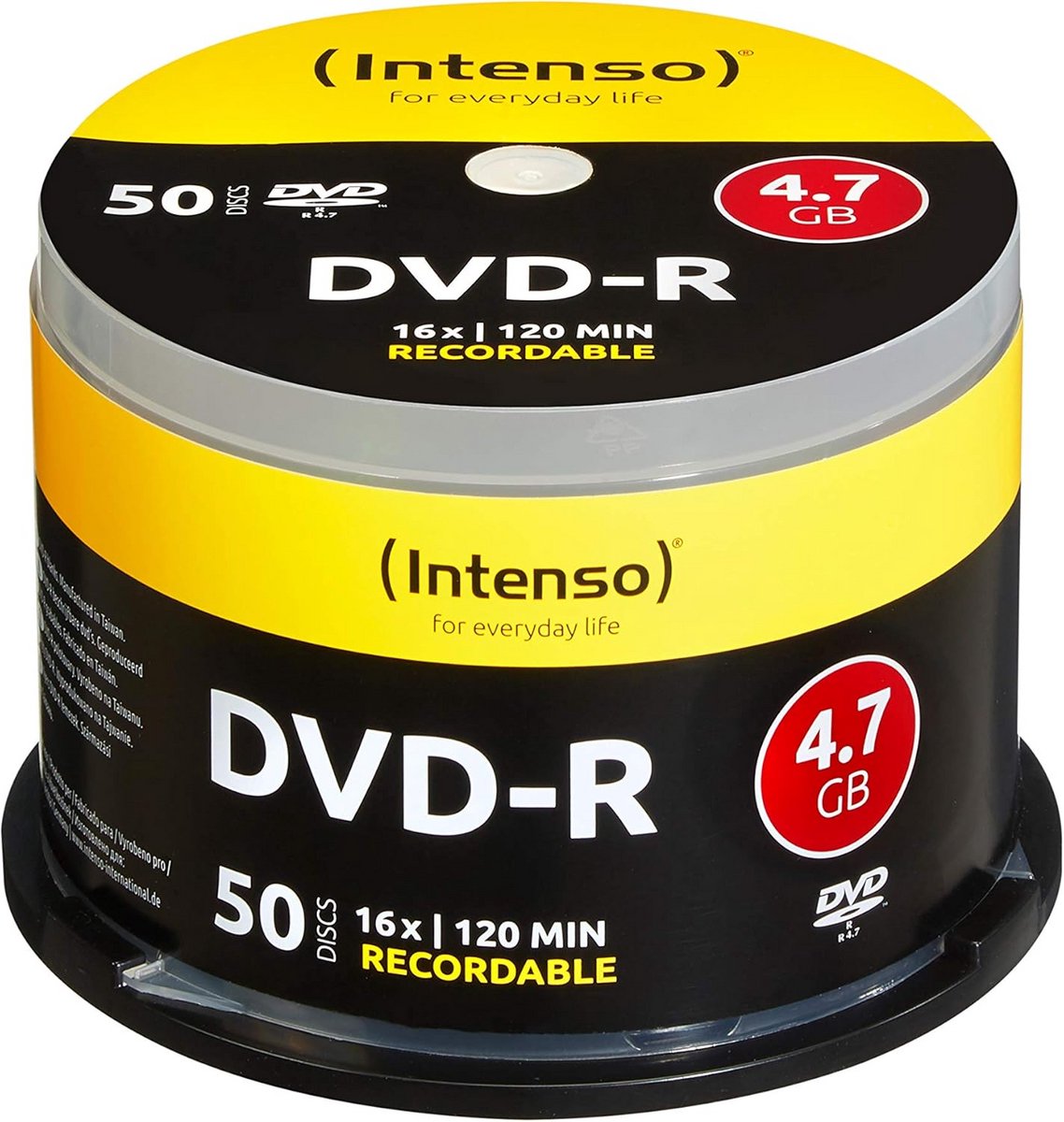 50 Stuks DVD-R 4.7GB 16x Opname Video & Data Opslag