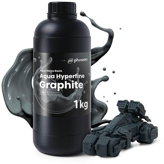 Conjure Standard Resin voor 3D-printer, Lage Krimp en Hoge Precisie Fotopolymeer Hars 405 nm, Geschikt voor LCD/DLP/MSLA, Grijs, 3000 g Conjure Standard Resin voor 3D-printer, Lage Krimp en Hoge Precisie Fotopolymeer Hars 405 nm, Geschikt voor LCD/DLP/MSLA, Grijs, 3000 g