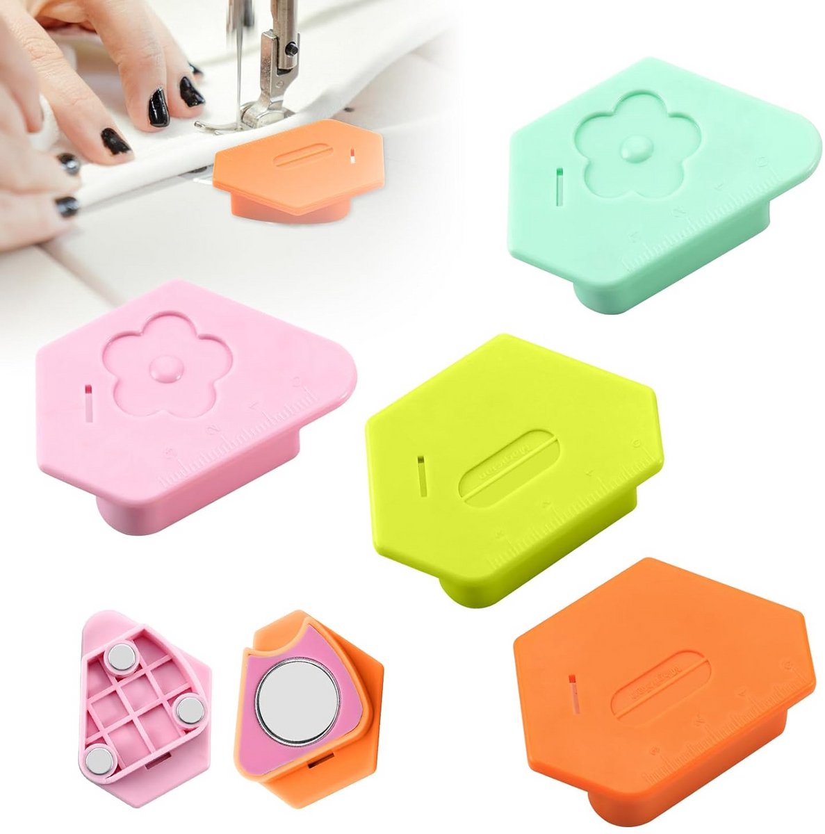 4 Magnetische Naaigeleiders voor Naaimachine - Afneembare Naaiaccessoires