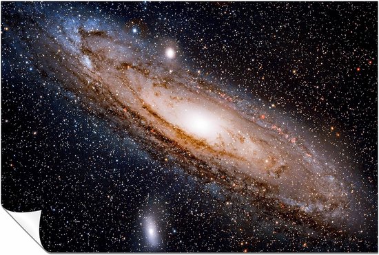 Sterrenstelsel Poster Andromeda Galaxy voor Slaapkamer en Woonkamer 91x61cm
