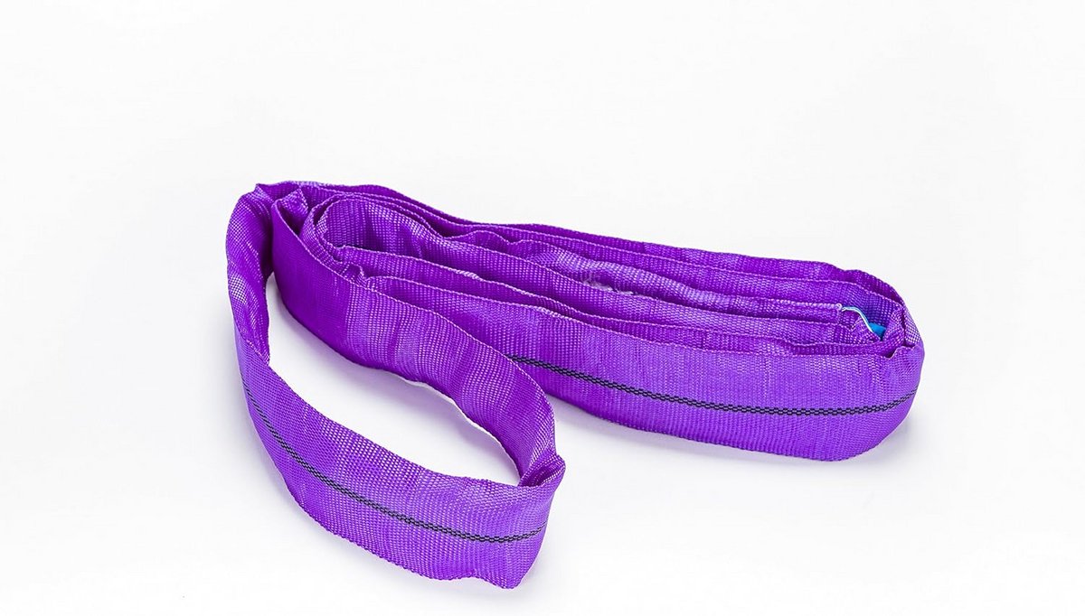 Ronde Polyester Hefband 1000 kg Violet 4 Meter