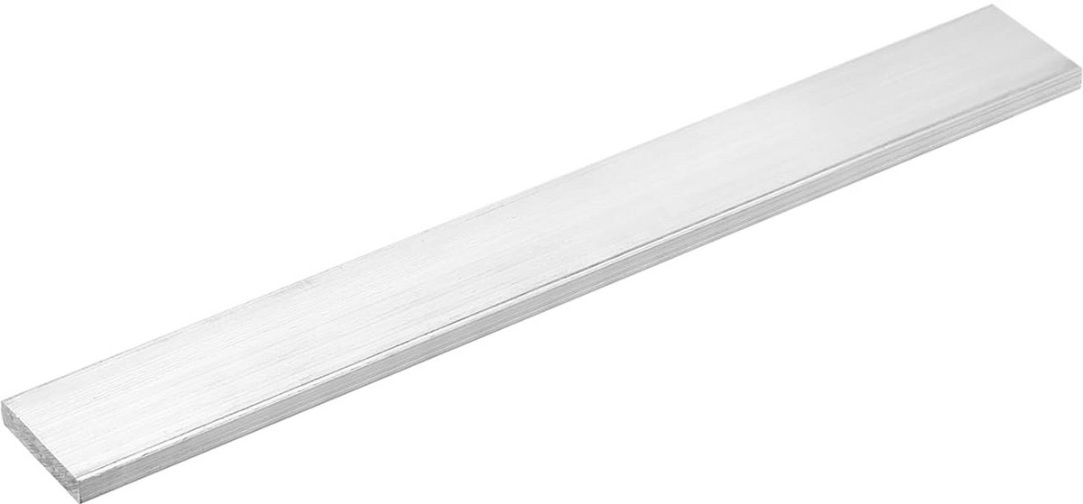 Vierkante Aluminium Stang 6061 T6511 - 6 x 30 x 254 mm - Platte Constructieplaat