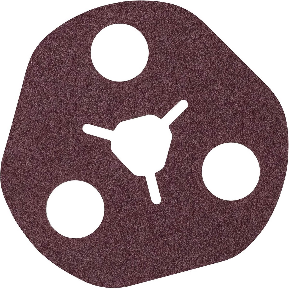 Set van 3 Fiber Schijven Korund 115mm Korrel 50 voor Slijpmachines