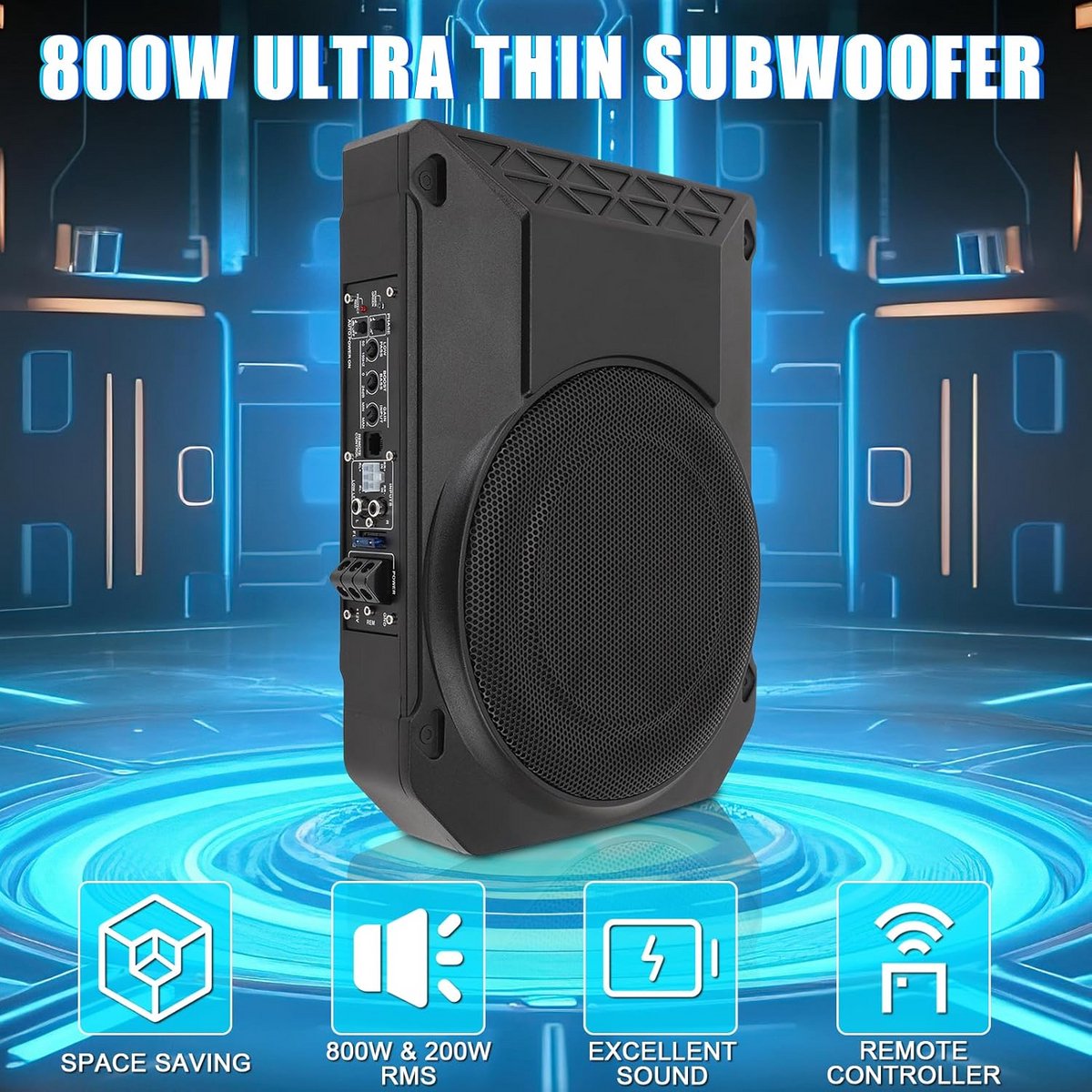 Underseat Subwoofer - Auto Versterking - Speakers - Muziek – foto 5