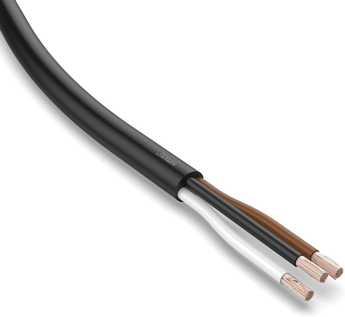 3-aderige Ronde Autokabel 0.75mm² voor Voertuigen en Trailers - Flexibel en Duurzaam