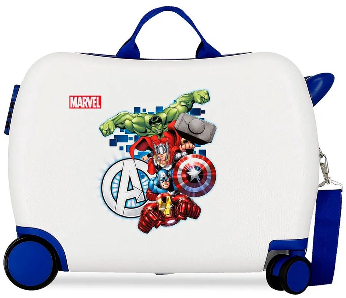 Marvel All Avengers Attack 34l Reistas Met Wielen Wit