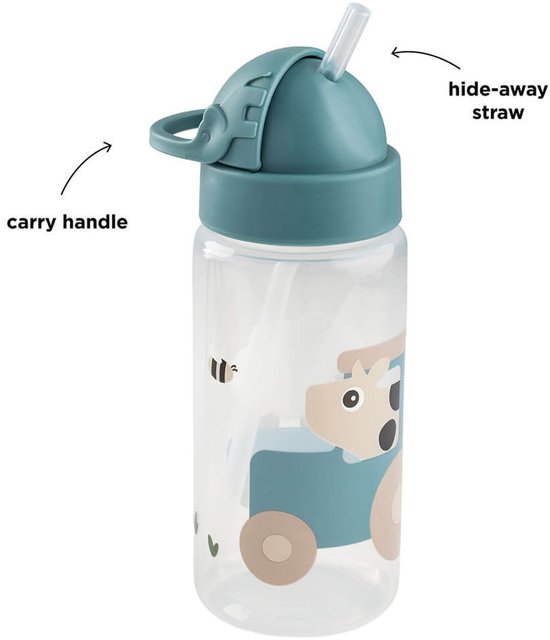 Done By Deer Tiny Farm Rietjesbeker - 350 ml - Blue van Done by Deer — afbeelding 5