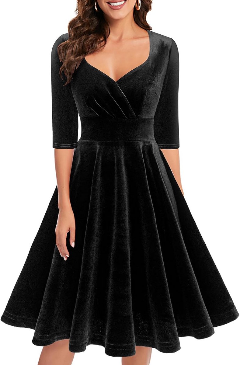 Elegante A-lijn Cocktailjurk Dames voor Feest en Gala