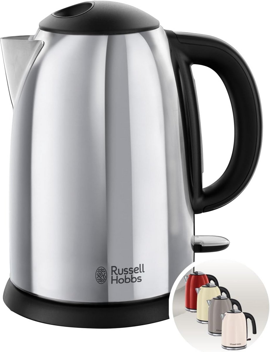 Snelle Waterkoker RVS 1.7L met Snelkookfunctie en Kalkfilter