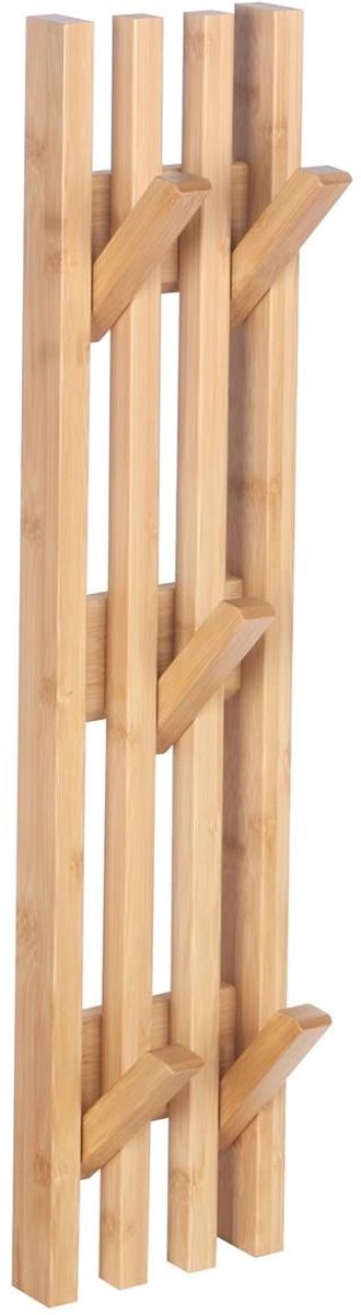 BEGRYF Wandkapstok - Bamboe - 60 cm - 5 haken