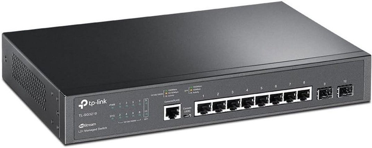 Managed Gigabit Switch met 8 Poorten en SFP voor Bedrijven