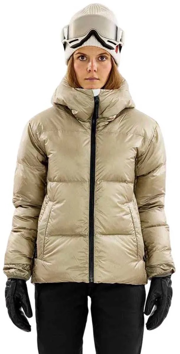 The Mountain Studio Pertex Reversible Tecno Donzen Jas Beige S Vrouw