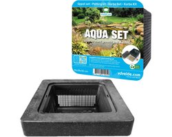vdvelde.com - Drijfring vijver 25 cm + Aqua Set 3-delig compleet
