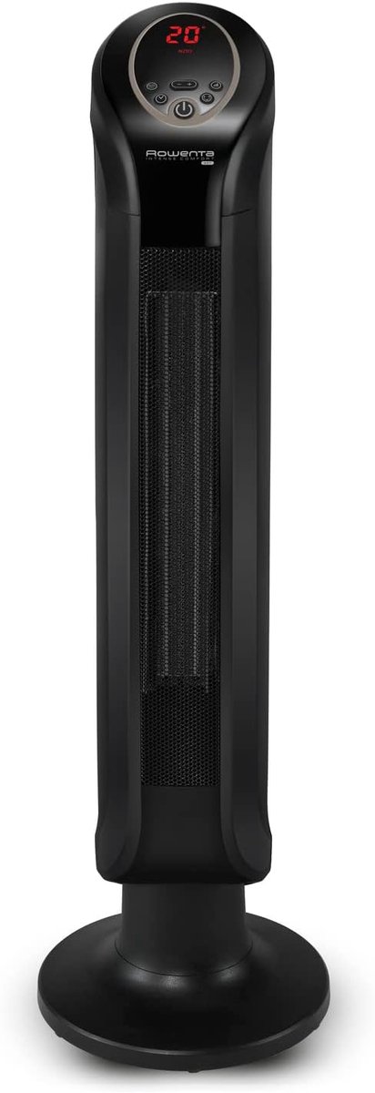 Keramische Kachel - Torenverwarmer Elektrisch - Ruimte Verwarmen - Energiebesparend - 22x22x80cm - Zwart