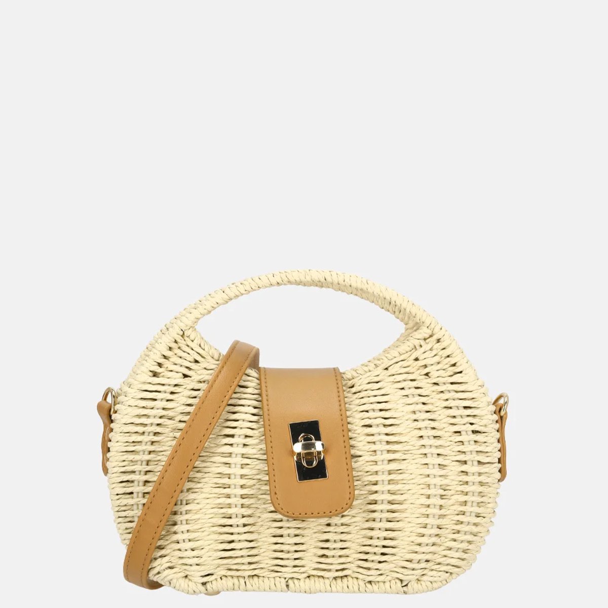 Firenze handtas riet beige