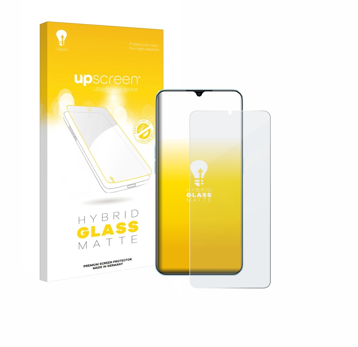 upscreen - Screenprotector voor Oppo A78 5G - Folie Beschermfolie Beschermglas matte