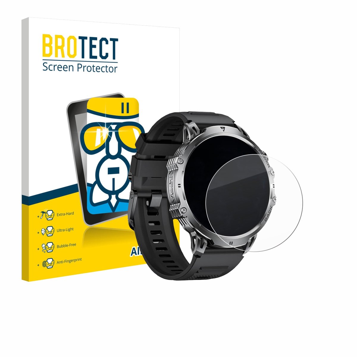 Screenprotector voor LIGE EF13-B 1.85" Beschermglas transparant