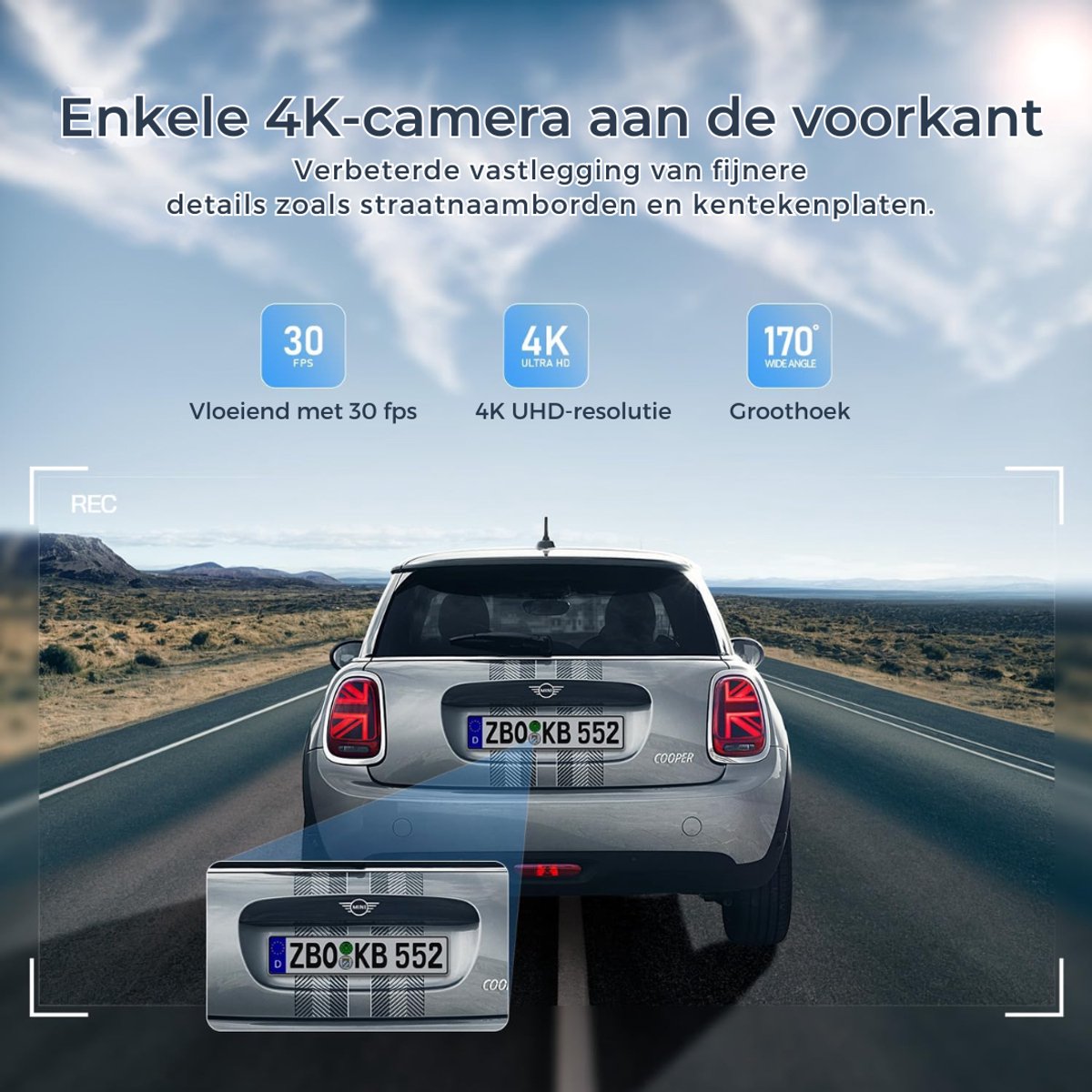 mavoa®Dashcam - Dashcam Voor Auto - Dashcam Voor En Achter - – foto 5
