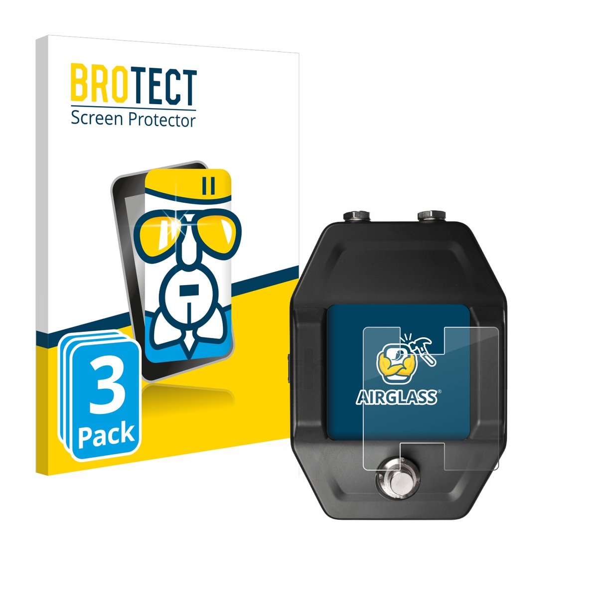 Screenprotector 3 Stuks voor Shure GLXD16+ Beschermglas transparant