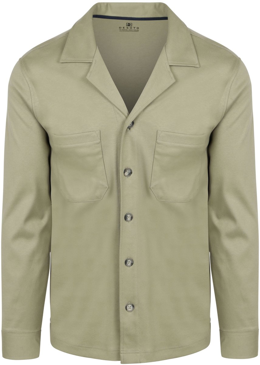 Desoto Overshirt Jersey Groen - Maat L - Heren