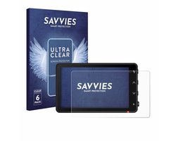 Savvies - Screenprotector voor Garmin Catalyst 2 - Folie Beschermfolie transparant 6 Stuks