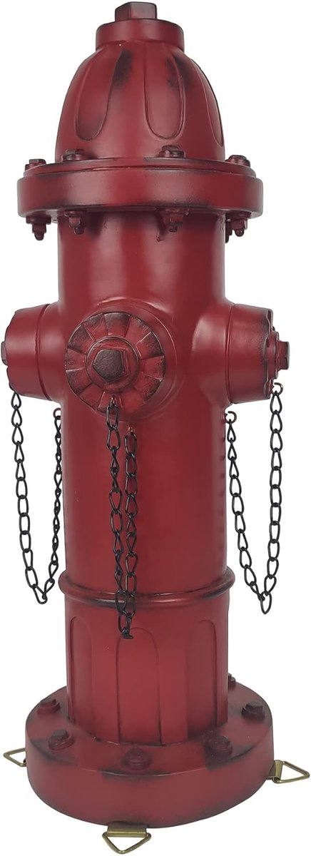 Hondenplaspaal - Honden trainingspaal - Zindelijkheid training - Stabiele hars basis - 40cm hoog - Rood