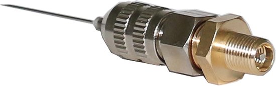 Stikstof Naald Kit - Ventiel Accessoires - Schok Demper Vullen - Inclusief Schrader Ventiel - 5 Delig - Zwart van Merkloos — afbeelding 5