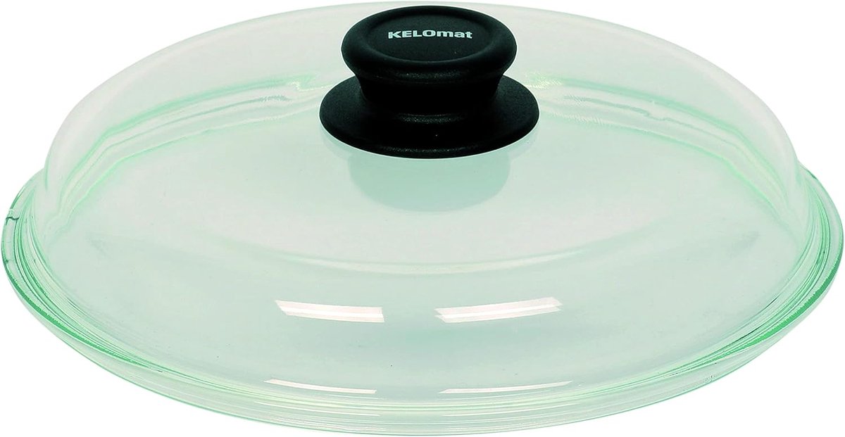 Glazen Deksel - Pan Deksel - Koken - Hittebestendig Handvat - 28cm Diameter - Transparant