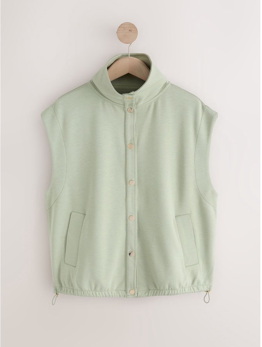 Next - Dames - Loszittend viscose utility jack - Groen