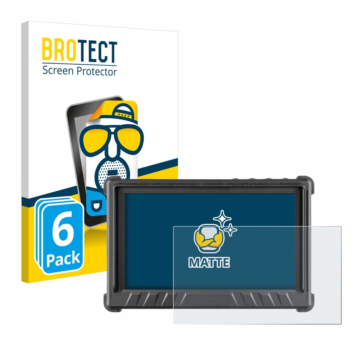 BROTECT - Screenprotector voor Desview P5 II 5.5" - Folie Beschermfolie matte 6 Stuks