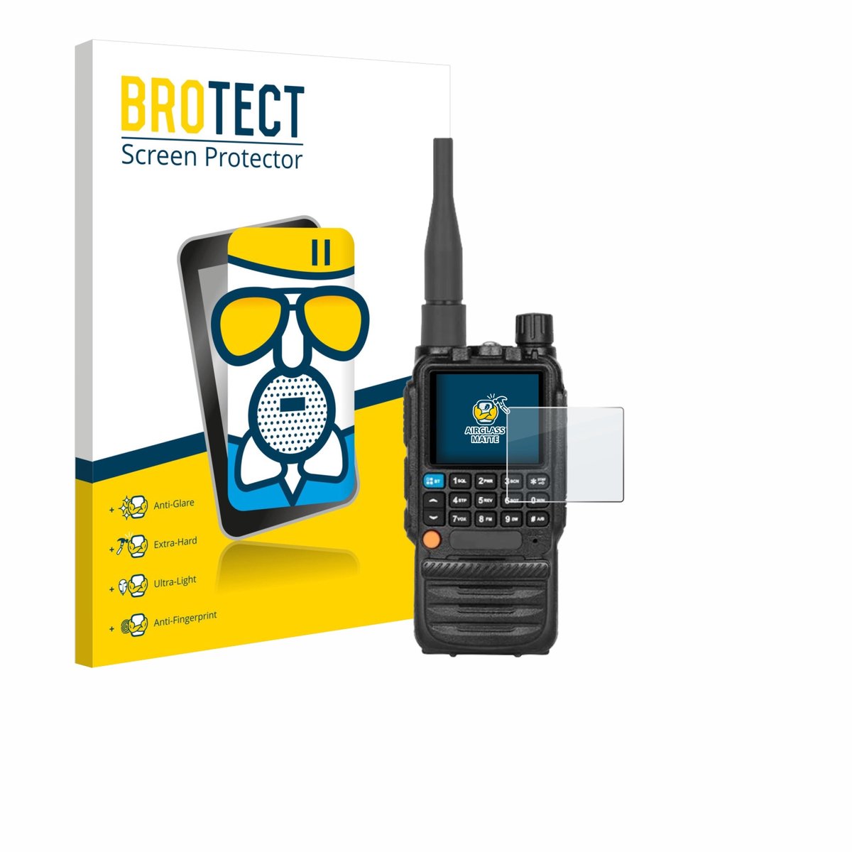 BROTECT - Screenprotector voor Tidradio TD-H3 - Folie Beschermfolie Beschermglas matte