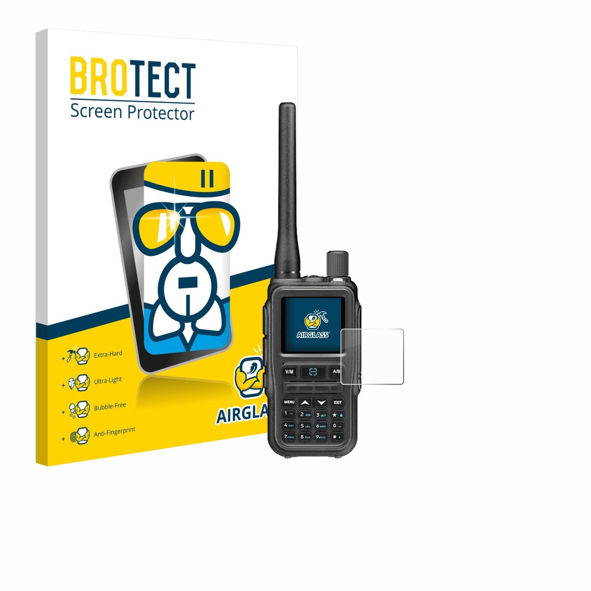 Screenprotector voor Baofeng UV5RMINI Beschermglas transparant