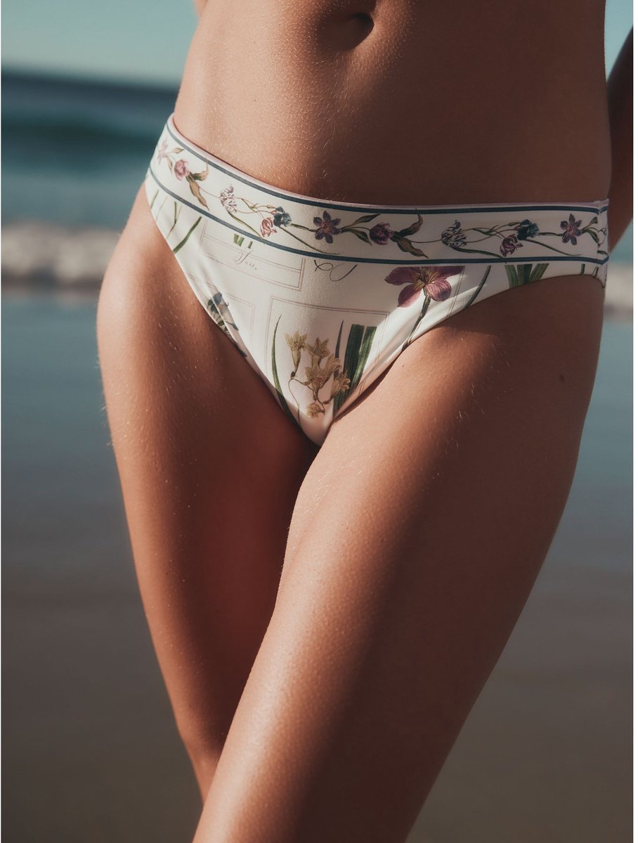 Next - Dames - Bikinislip met hoge beenuitsnijding - Wit