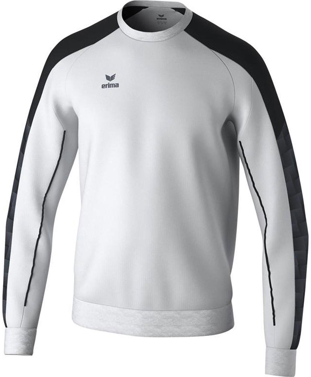 Erima Evo Star Sweatshirt Kinderen - Wit / Zwart | Maat: 140
