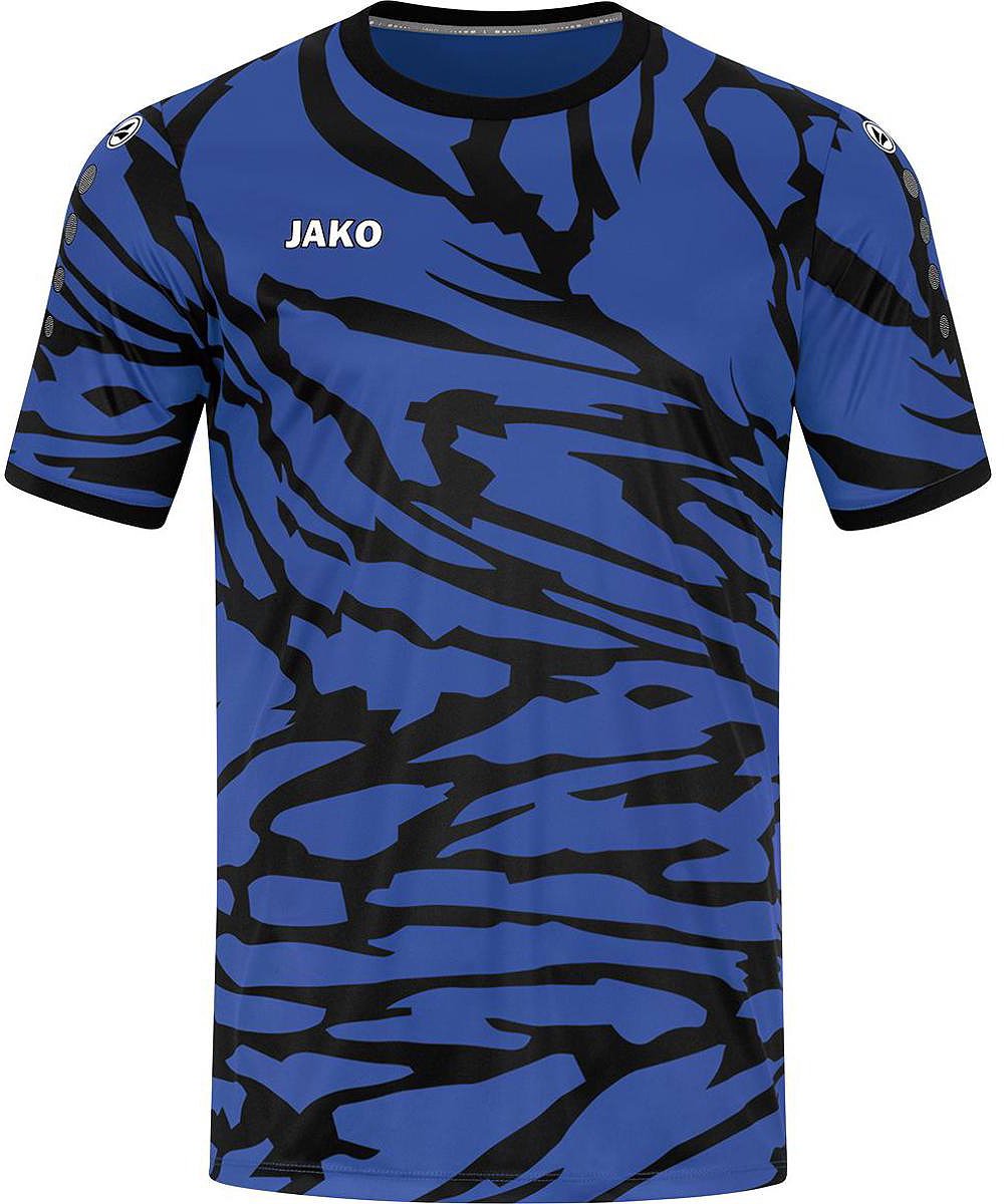 Jako Animal Shirt Korte Mouw Kinderen - Sportroyal / Zwart | Maat: 152