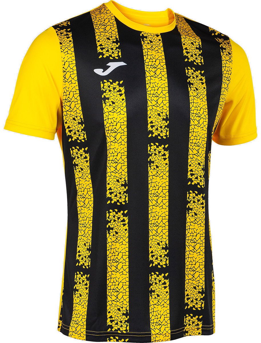 Joma Inter III Shirt Korte Mouw Heren - Geel / Zwart | Maat: M