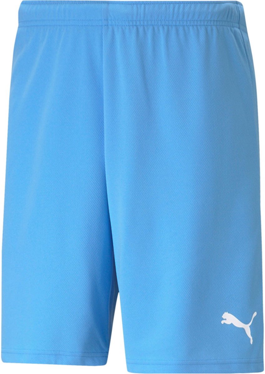 Puma Teamrise Short Kinderen - Hemelsblauw | Maat: 140