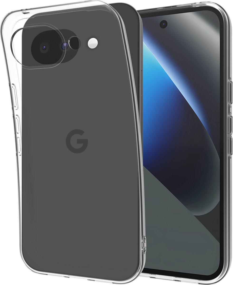 Just in Case hoesje geschikt voor Google Pixel 10a Hoesje Siliconen - Flexibele Case - Transparant