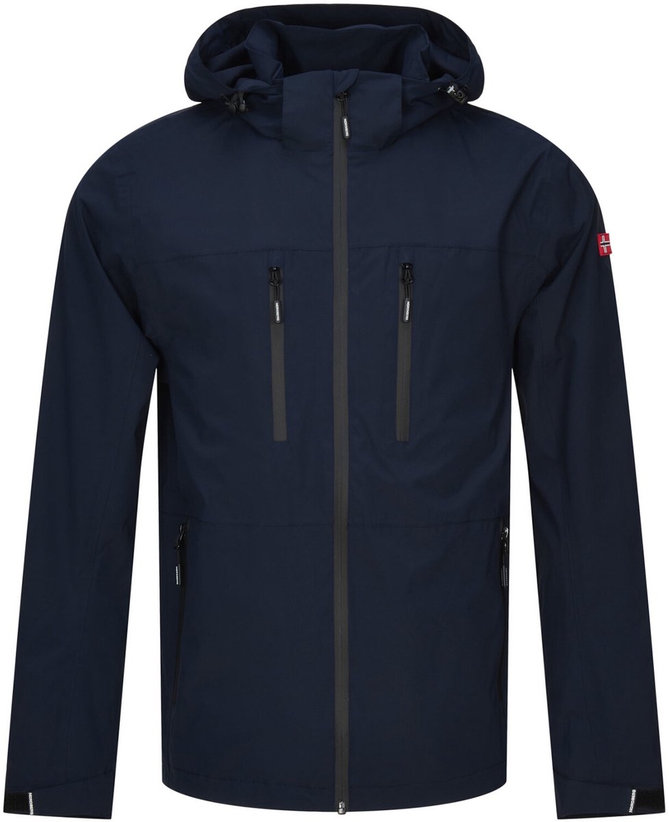 Nordberg Dan Heren Softshell Mj02301-nd - Kleur Blauw - Maat 4XL