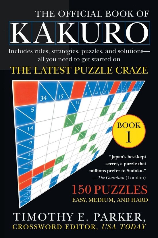 The Official Book of Kakuro - cover