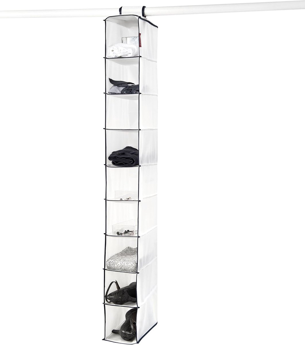 Compacte Organizer - Hangende Opberger - Kleding Kast - 9 Opbergvakken - 30x16x4 cm - Bruin