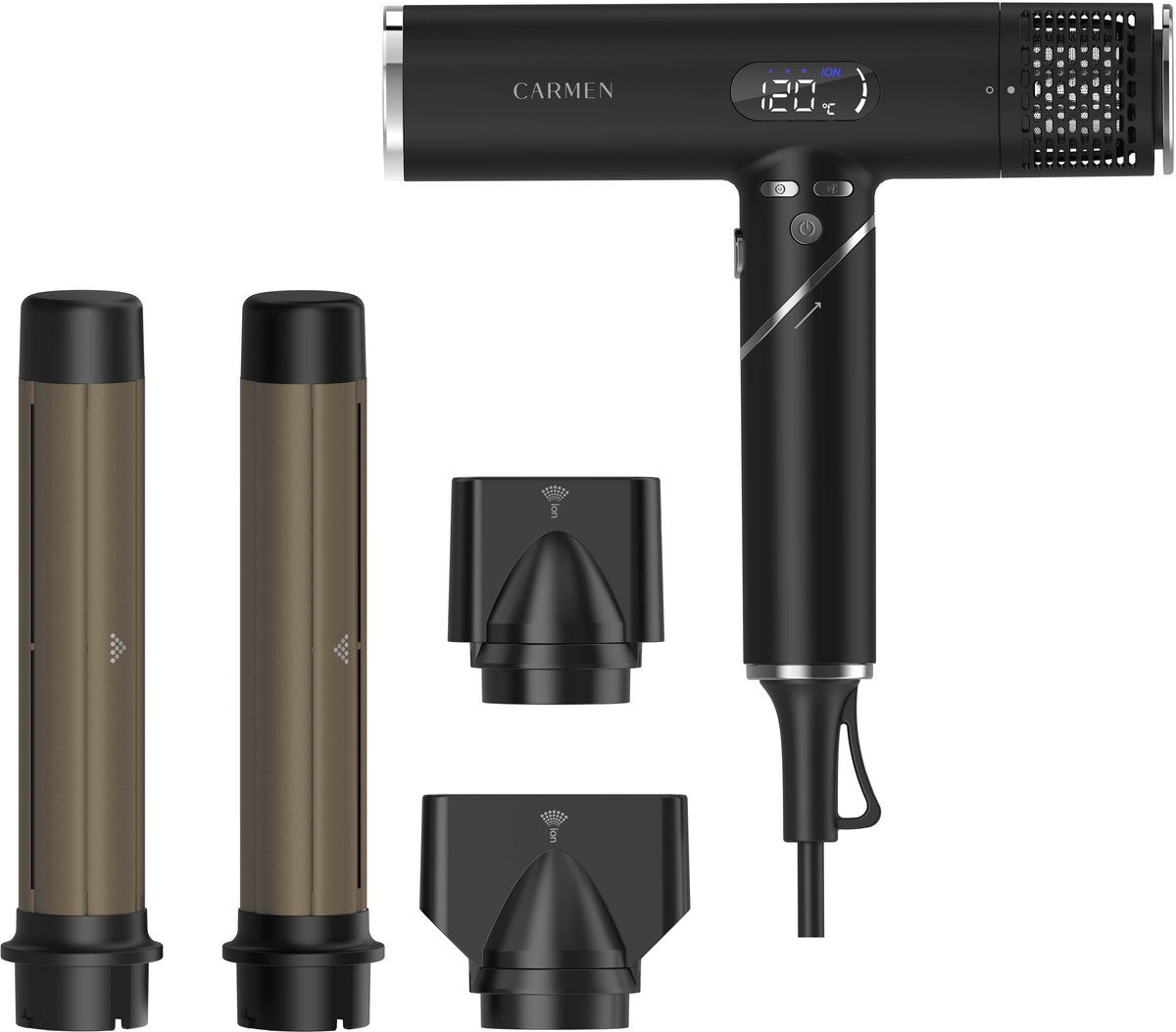 Carmen CHD1640B Föhn met ION Technologie - afbeelding 2